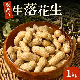 【ふるさと納税】 期間限定 訳あり 生 落花生 約1kg 《8月～11月発送》 愛の香り おおまさり ネオ 京都府産 久御山町 おつまみ おやつ らっかせい 豆 殻 畑 京都 久御山町 久御山 農園Wave village