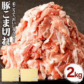 【ふるさと納税】《レビューキャンペーン》豚肉 こま切れ 2kg ( 250g × 8パック ) | 肉 お肉 ぶた 小間切れ こまぎれ 小分け 真空 パック 生姜焼き 豚汁 豚丼 料理 調理 お取り寄せ グルメ ギフト 贈答 プレゼント 人気 おススメ 京都府 京都市