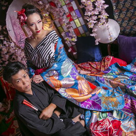 【ふるさと納税】【花魁体験studioあられ】カップルやご夫婦の記念日に！ 京都でできる花魁カップルプラン | 撮影 フォト おすすめ 送料無料