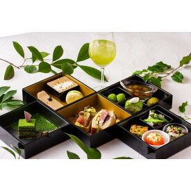 【ふるさと納税】サロン・ド・カンバヤシ 五段重アフタヌーンティー“京KASANE”お土産付きプラン（1名様） | アカガネリゾート京都東山 サロン・ド・カンバヤシ アフタヌーンティー スイーツ 軽食 食事券　京都市