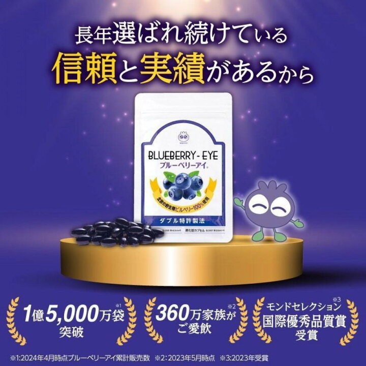 楽天市場】【ふるさと納税】【わかさ生活】＜定期便＞ブルーベリーアイ 