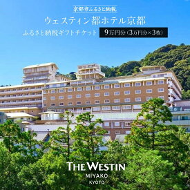 【ふるさと納税】【ウェスティン都ホテル京都】ギフトチケット3万円分×3枚セット | 岡崎 南禅寺 人気観光地 好アクセス 古都一望 ホテル 宿泊 ギフト券 割引券 割引 チケット 宿泊券 人気 おすすめ