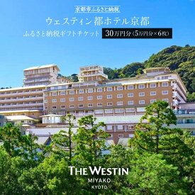 【ふるさと納税】【ウェスティン都ホテル京都】ギフトチケット5万円分×6枚セット | 岡崎 南禅寺 人気観光地 好アクセス 古都一望 ホテル 宿泊 ギフト券 割引券 割引 チケット 宿泊券 人気 おすすめ ホテル 宿泊 旅行 観光 グルメ
