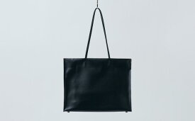 【ふるさと納税】【KENTO HASHIGUCHI】ショッパーバッグ 横 ブラック（shopper bag 横 black） | バッグ 鞄 A4 黒 レディース メンズ ユニセックス シンプル 通勤 おしゃれ 人気 バック トート フォーマル 京都府 京都市 京都