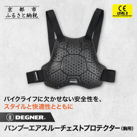 【ふるさと納税】【デグナー】CEレベル2 バンブーエアスルーバックプロテクター[PS-25]｜京都 バイクギア 人気ブランド［ 京都 衝撃吸収プロテクター 高い通気性 人気 おすすめ バイク ライダー ツーリング お取り寄せ 通販 送料無料 ふるさと納税 ］