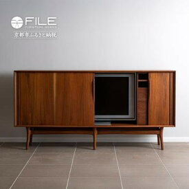 【ふるさと納税】【FILE FURNITURE WORKS】TVキャビネット＜SHUTTER TV CABINET＞［ 京都 家具 インテリア テレビ おしゃれ 人気 おすすめ 国産 職人 一点もの オーダー 東京 田園調布 ショールーム 通販 送料無料 ふるさと納税 ］