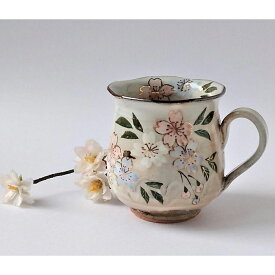 【ふるさと納税】【ギャラリー洛中洛外】優しい色合いの桜が描かれてます 彩さくらマグカップ
