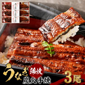 【ふるさと納税】【春日】うなぎ蒲焼炭火手焼 3尾セット | タレ 山椒 付き 鰻 ウナギ 蒲焼 炭火焼き 備長炭 冷凍 お取り寄せ 人気 おすすめ 京都府 京都市