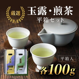 【ふるさと納税】 JA京都にのくに　特選玉露・煎茶　平箱セット ふるさと納税 特選玉露 煎茶 まろやか 香り 京都府 福知山市 FCCR006