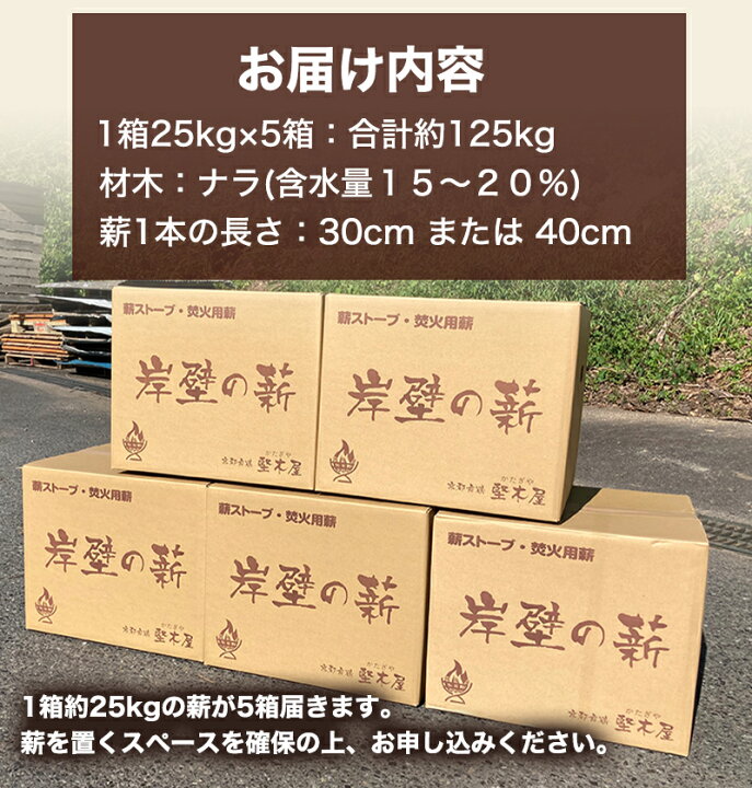楽天市場】【ふるさと納税】ナラ薪 30cm/40cm 約125kg 乾燥薪 国産 薪 