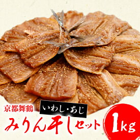 【ふるさと納税】 干物 いわし あじ みりん干し セット 鰯 鯵 ひもの 詰め合わせ 500g ずつ 冷凍 合計 1kg 1キロ 10000円 魚類 一万円 京都府 舞鶴【送料無料】