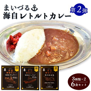 【ふるさと納税】≪選べるシリーズ≫ まいづる海自カレーセット 6食(3種類×2)カレー レトルト 海自カレー 甘口 中辛 辛口 詰め合わせ 海自 海上自衛隊 自衛隊 艦艇 護衛艦 支援艦 航空隊