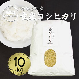 【ふるさと納税】【令和5年産】コシヒカリ玄米10kg 【 丹波産 特別栽培米 星ひかり れんげ米 星原ファーム 綾部 京都 丹波 玄米 こしひかり お米 米 10キロ 農家直送 】