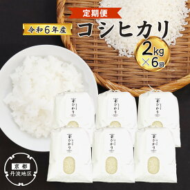 【ふるさと納税】≪先行予約≫【令和6年産・6か月定期便】新米 コシヒカリ精米2kg×6ヶ月 【 精米 白米 丹波産 特別栽培米 星ひかり 星原ファーム 綾部 京都 丹波 こしひかり お米 米 2キロ 半年 農家直送 定期便 】