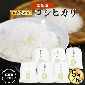 【ふるさと納税】≪先行予約≫【令和6年産・6か月定期便】新米 コシヒカリ精米5kg×6ヶ月【 特別栽培米 星ひかり 星原ファーム 綾部 京都 丹波 こしひかり お米 米 5キロ 6ヶ月 半年間 農家直送 定期便 】