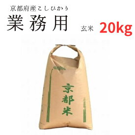【ふるさと納税】【令和7年度産 新米】 寄附額見直し（2025/12/2~） 業務用 京都府産コシヒカリ 聖米 玄米 20kg 大容量 お米 米 玄米 国産 綾部こしひかり コシヒカリ 綾部米 ごはん ご飯 ふっくら もちもち 甘味 旨味 国産 大家族 京都 京都産 綾部 綾部市