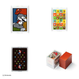 【ふるさと納税】マリオトランプ NAP-03（ネオン） NAP-04（ゲームステージ） NAP-06（レトロアート） マリオ花札赤セット(4種・各1) 任天堂 ニンテンドー Nintendo マリオ スーパーマリオ トランプ 花札 【uj-BT005】【宇治市】