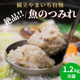 【ふるさと納税】橋立やまいち自慢の魚のつみれ 4パックセット（冷蔵）1200g つみれ 魚 鍋 京都府 宮津市