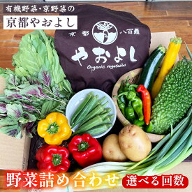 【ふるさと納税】高評価★4.43 野菜詰め合わせ 有機野菜・京野菜の『京都やおよし』｜野菜 京都産 オーガニック 有機JAS 農薬不使用 減農薬 定期便 野菜セット 野菜生活 ※北海道・沖縄・離島への配送不可 【1回 4回 6回 12回 選べる回数】亀岡市 京丹後市