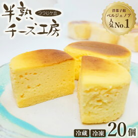 【ふるさと納税】【市制70周年記念】発送時期が選べる 濃厚 半熟 チーズケーキ 20個 個包装 無添加 選べる 冷蔵 冷凍『半熟チーズ工房』京都 洋菓子館ベルジェノア 12月発送≪ふるさと納税 スイーツ 半生 スフレ チーズ ケーキ ギフト 洋菓子 手土産 母の日 敬老の日 祝い≫