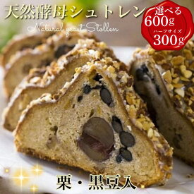【ふるさと納税】天然酵母 シュトレン・オバールde丹波 Lサイズ・ハーフ 約600g/約300g《天然酵母パン グリム》第1回全国シュトレンコンテスト入賞 亀岡地域ブランド認定品｜シュトレン クリスマス プレゼント ふるさと納税