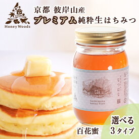 【ふるさと納税】京都 彼岸山 国産 百花蜜 選べる ボトル(500g)瓶(550g)お試しスティック2.5g×6本×2(計12本)Honey Woods 純粋はちみつ 生はちみつ《はちみつ 純粋 非加熱 ハチミツ 蜂蜜 ハニー 無添加 ダイエット 訳あり 天然はちみつ 家庭用≫亀岡市