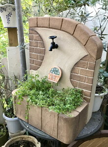【ふるさと納税】<Moon Rabbit>シャビー・タッププランター | エクステリア ガーデニング 屋外 オブジェ ガーデンファニチャー ☆月間MVPふるさと納税賞 第1号(2020年10月)・SDGs未来都市亀