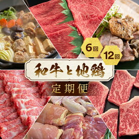 【ふるさと納税】和牛と地鶏 定期便 6回/12回＜京都亀岡丹波山本×ひら山＞京の肉＆地鶏丹波黒どり・丹波赤どり 冷凍 お楽しみセット≪訳あり 不揃い ふるさと納税 定期便 肉 12ヶ月 6ヶ月 1年間 半年 6回または12回定期便≫