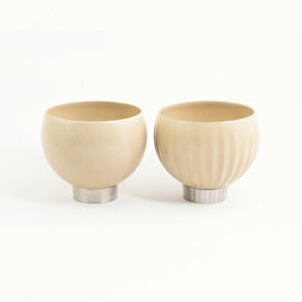 【ふるさと納税】【手作り漆器】湯呑み 京都 sukuf ivory ペア セット 漆器×金属 手作り 漆器 湯呑 湯飲み 湯のみ ゆのみ 湯呑み茶碗 食器 器 おしゃれ 雑貨 キッチン用品 キッチン ぐい呑み 小鉢 天然木 本漆 酒器 工芸品 民芸品 日用品 京都府向日市