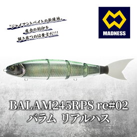 【ふるさと納税】BALAM245RPS re#02 バラム リアルハス〈マドネス、ビックベイト、スイムベイト、ジャイアントベイト、釣り、バス釣り、ルアー、釣り具、スポーツ〉 雑貨 日用品
