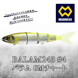 【ふるさと納税】BALAM245 #4 バラム GMチャート〈マドネス、ビックベイト、スイムベイト、ジャイアントベイト、釣り、バス釣り、ルアー、釣り具、スポーツ〉 雑貨 日用品
