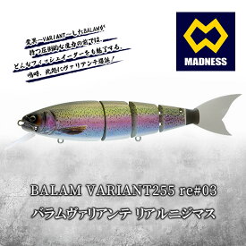 【ふるさと納税】BALAM VARIANT255 re#03 バラムヴァリアンテ リアルニジマス〈マドネス、ビックベイト、スイムベイト、ジャイアントベイト、釣り、バス釣り、ルアー、釣り具、スポーツ〉