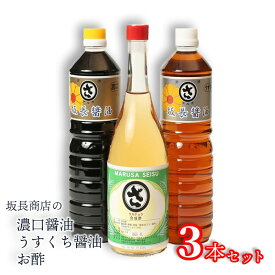 【ふるさと納税】坂長醤油の醤油と酢セット 京都 調味料 調味料セット 醤油 美味しい醤油 酢 使い分け調味料 こだわり お中元 お歳暮 お返し