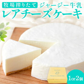 【ふるさと納税】高評価★5.0 高レビュー★ ジャージー 牧場直送 濃厚ミルク から作る クリームチーズ ケーキ 選べる 個数 1個 2個 セット レアチーズケーキ 冷凍 ふるさと 納税 スイーツ ケーキ ふるさと 納税 チーズケーキ 海の京都 送料無料