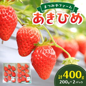 【ふるさと納税】高評価★5.0 【先行予約／数量限定】京都・まつみやファームのいちご（あきひめイチゴ） 2パック 4パック（2026年3月中旬～発送） 選べる 内容量 章姫 甘味 あまい 人気 ふるさと 納税 イチゴ 苺 期間限定 フルーツ くだもの 果物 先行申込 ストロベリー