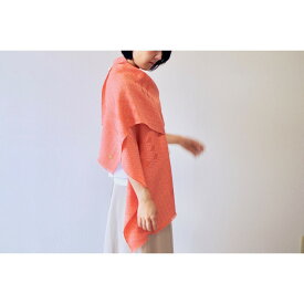 【ふるさと納税】【着回しできるシルクストール】フィルタンゴ ストール　吉祥柄ボタン付きプラムピンク　洗えるシルク、お祝いギフトにも。 シルク ファッション 洗える ギフト 贈り物 ふるさと納税シルクストール ふるさと納税 ストール