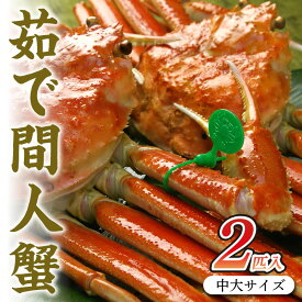 【ふるさと納税】京丹後市産 茹で間人蟹【厳選】中大サイズtaizakani800　2匹入り カニ かに 蟹 松葉ガニ 間人蟹 茹で間人蟹 天然 2匹 厳選 新鮮 高級 蟹味噌 かにみそ 焼きガニ カニ刺し しゃぶしゃぶ 蟹すき鍋 冬の味覚 冷蔵 間人がに 間人かに たいざがに