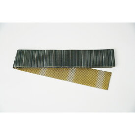 【ふるさと納税】＜丹後の藤布　遊絲舎＞角帯　藤霞文（緑）*リバーシブル幅約10.2cm×長さ約420cm