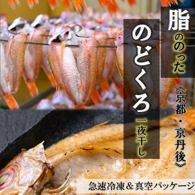 【ふるさと納税】のどぐろ一夜干し（ノドグロ、のど黒、アカムツ）200g級使用 干し上がり後 140g以上 3尾セット