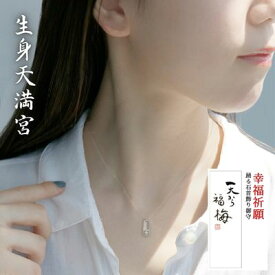 【ふるさと納税】特別限定 幸福祈願 ネックレス 踊る石 首飾り御守 天から福梅 日本最古の天満宮で幸福祈願 おまもり 御守 お守り 生身天満宮 ダンシングストーン パワーストーン アクセサリー ファッション おしゃれ かわいい 限定 京都 京都府 南丹市