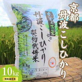 【ふるさと納税】令和7年産 京都丹波産 こしひかり 10kg 契約栽培米 白米 精米 お米 こめ コメ コシヒカリ 令和7年 ご飯 ごはん 京都 京都府 南丹市