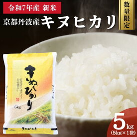 【ふるさと納税】令和7年産 京都丹波産 キヌヒカリ 5kg 数量限定キャンペーン | 米 お米 コメ 精米
