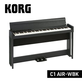 【ふるさと納税】KORG C1 AIR-WBK　ピアノ 電子ピアノ デジタルピアノ 電子楽器 日本製 RH3鍵盤 Bluetooth対応 88鍵盤 ウッデン・ブラック