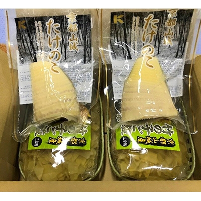 京都山城産竹の子を使った京風味仕立ての竹の子ご飯をお召しあがりください。 【ふるさと納税】京都山城産たけのこセット【1053126】