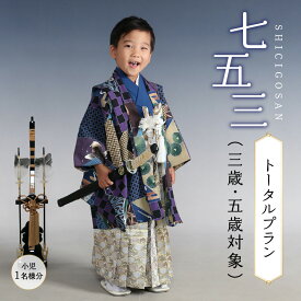 【ふるさと納税】 七五三(三歳・五歳対象)トータルプラン(小児1名様) 晴れ着レンタル ヘアセット 着付け 写真撮影 レンタル工房なごみ