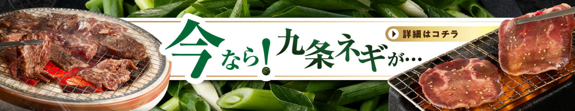 期間・数量限定！今なら九条ネギが・・・