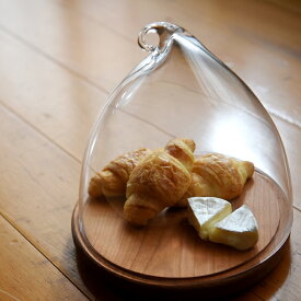 【ふるさと納税】Glass dome -L-〈ガラス ガラスドーム 雑貨 おしゃれ 日用品 工芸品〉 食器