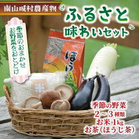 【ふるさと納税】産地直送！！南山城村ふるさと味わいセットA【村のお野菜・お茶・お米】 詰合せ 季節の野菜 　お届け：2026年7月中旬まで