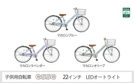 【ふるさと納税】ヱビス自転車　子供自転車　エッセ22-A