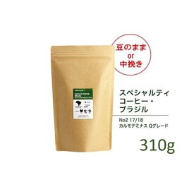 【ふるさと納税】#901 ブラジル カルモデミナス Qグレード コーヒー豆 310g 当日焙煎 大山珈琲（豆または中挽きから選択）